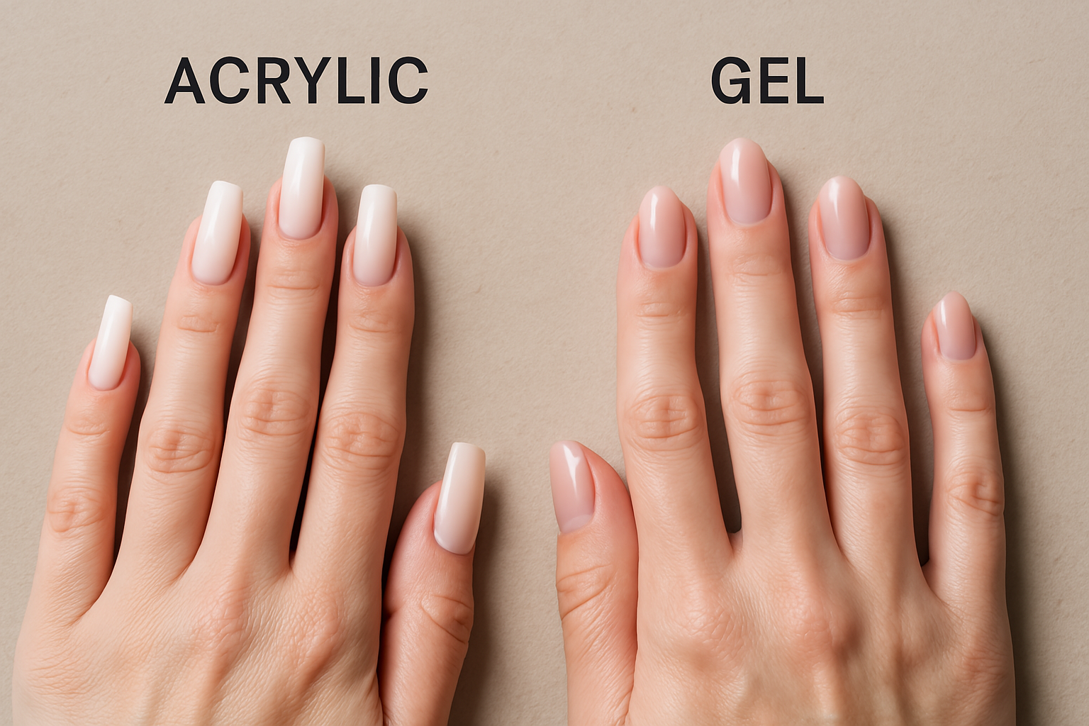 What is the Difference Between Acrylic and Gel Nails?