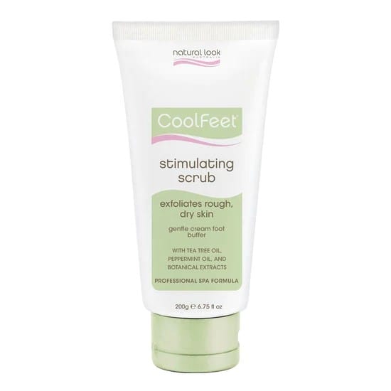 NATURAL LOOK 200G COOL FEET STIMULATING SCRUB