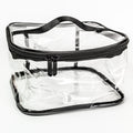 LARGE CLEAR VINYL MAKEUP/BEAUTY CASE
