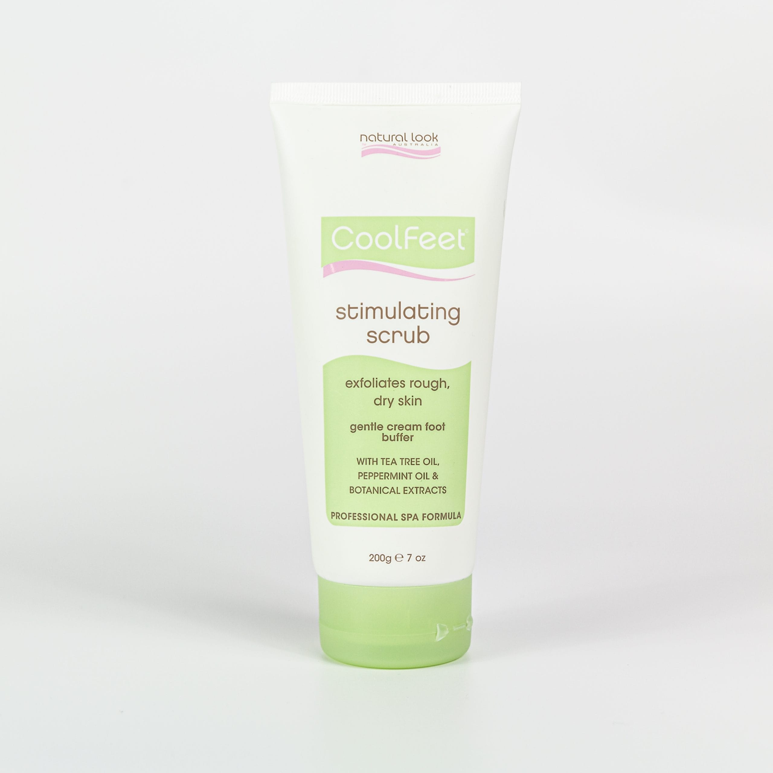 NATURAL LOOK 200G COOL FEET STIMULATING SCRUB