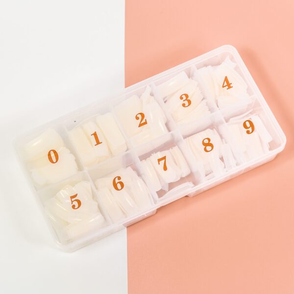 Acrylic Nail Tips -  Assorted Sizes 500 PACK