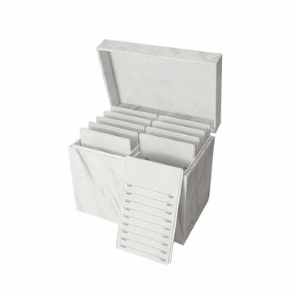 ACRYLIC LASH TILE STORAGE BOX WITH 10 LASH TILES - Image 2