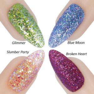 YOUNG NAILS 7G BLUE MOON GLITTER