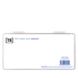 YOUNG NAILS NATURAL TIPS 500 MASTER PACK