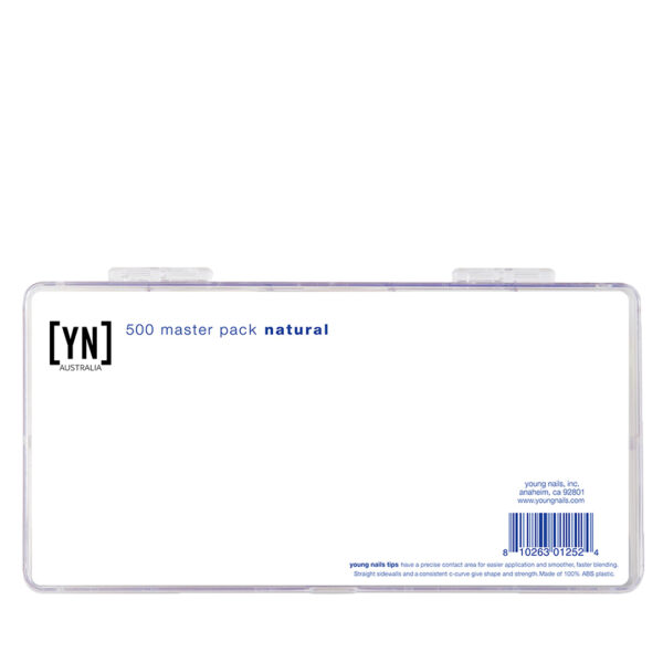 YOUNG NAILS NATURAL TIPS 500 MASTER PACK