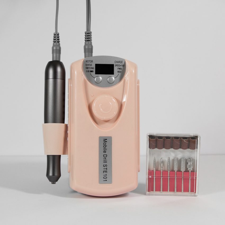 PORTABLE ELECTRIC NAIL DRILL PINK