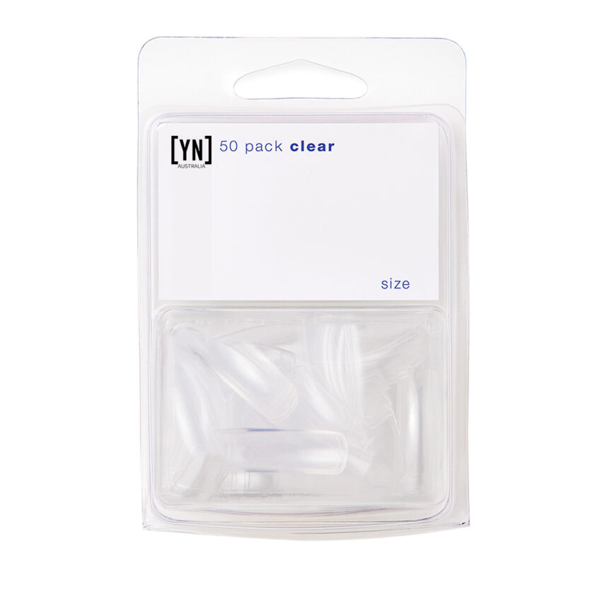 YOUNG NAILS CLEAR TIPS 50 PACK #4