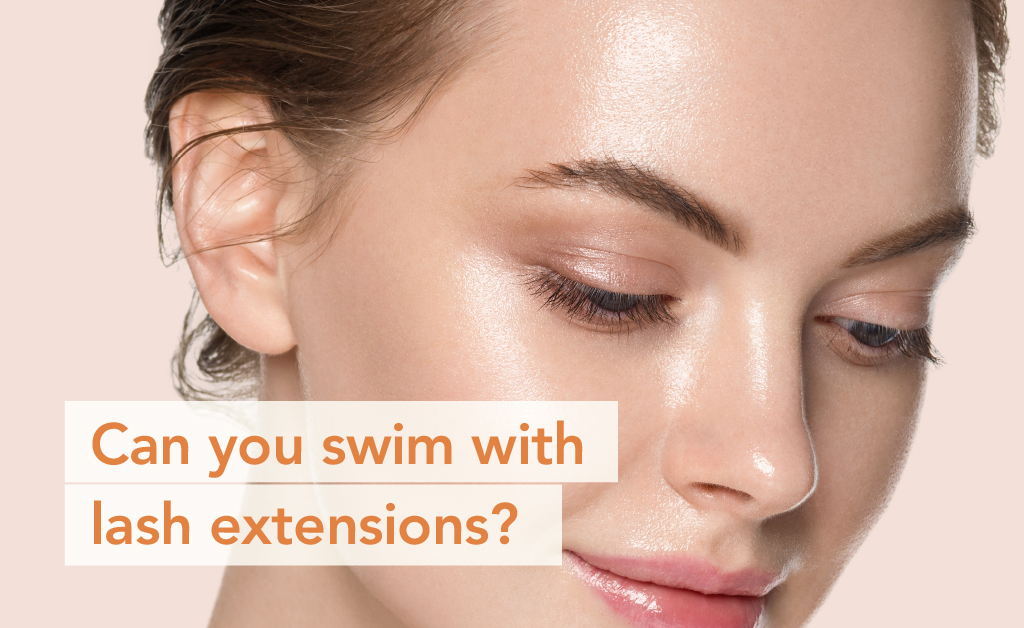 Can you swim with lash extensions-