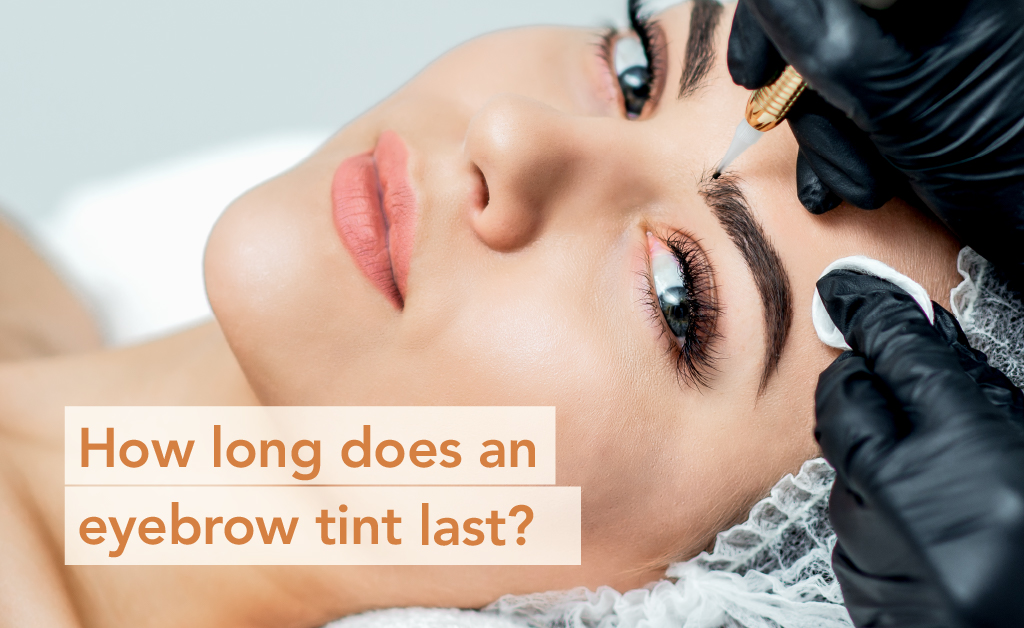 How long does an eyebrow tint last